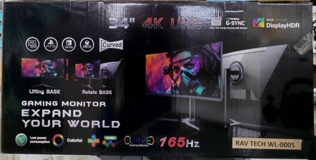 34” Curved screen 4K UHD monitor — Gaming Gorillas Centurion