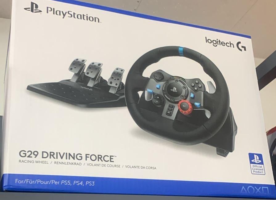 Logitech G29 driving force racing steering wheel